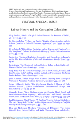 Virtual Special Issue