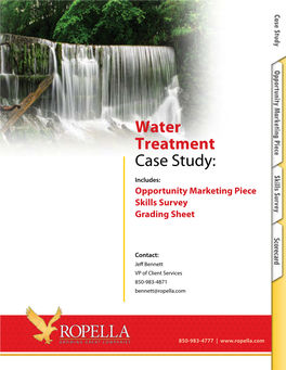 Water Treatment Case Study