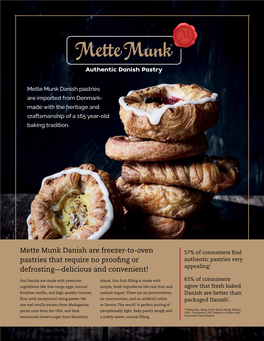 Mette Munk Danish Are Freezer-To-Oven Pastries That Require