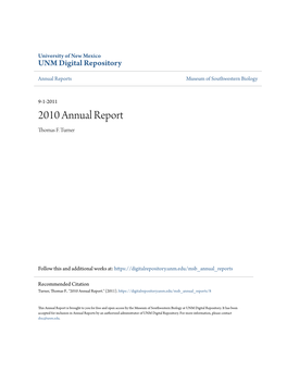 2010 Annual Report Thomas F