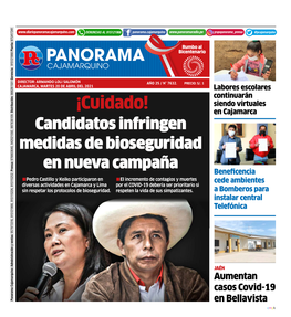 ¡Cuidado! En Cajamarca Candidatos Infringen Medidas De Bioseguridad 976663640, 942021592, 997836109