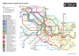 Night Buses in South East London