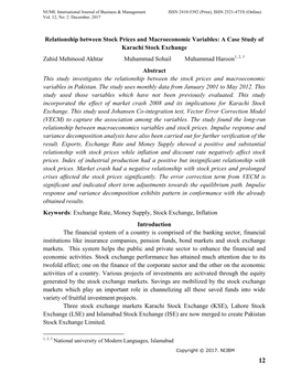 A Case Study of Karachi Stock Exchange