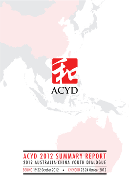 Acyd 2012 Summary Report