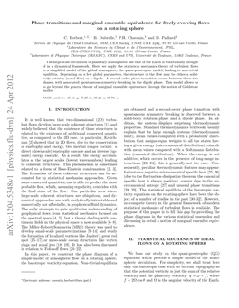 Arxiv:1204.5348V1 [Physics.Flu-Dyn] 24 Apr 2012