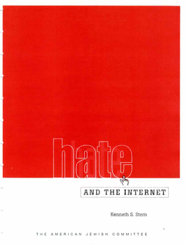 Hate and the Internet,