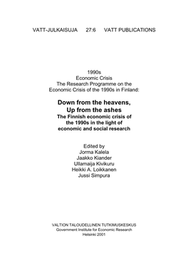 13 Economic Crisis of the 1990S: What Happened to Regional Convergence and Inequality, and Housing Market Phenomena in Boom and Bust?