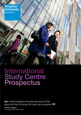 International Study Centre Prospectus