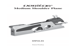 Medium Shoulder Plane