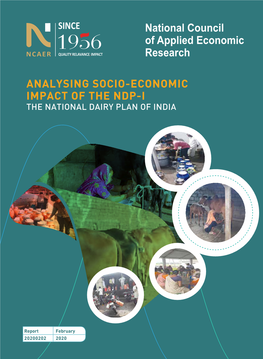 Analysing Socio-Economic Impact of the NDP-I the National Dairy Plan of India