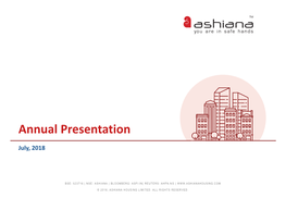 Annual Presentation