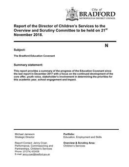 The Bradford Education Covenant Pdf 584 Kb