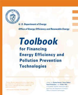 Toolbook for Financing Energy Efficiency and Pollution