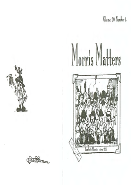 Morris Matters Vol 20 Issue 1