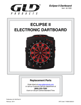 Eclipse Ii Electronic Dartboard