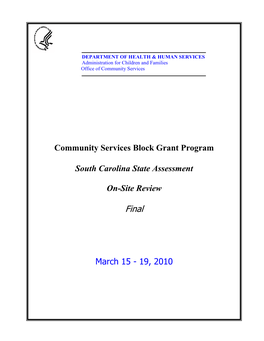 South Carolina State Assessment