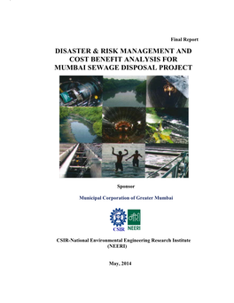 Disaster & Risk Management and Cost Benefit Analysis for Mumbai Sewage Disposal Project