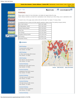Parking | Centro San Antonio