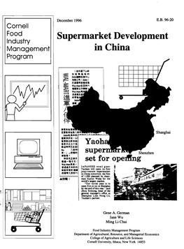 Supermarket Development in China