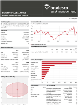 BRADESCO GLOBAL FUNDS Brazilian Equities Mid Small Caps USD I