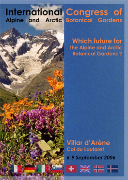 International Congress of Alpine and Arctic Botanical Gardens