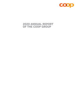 2020 ANNUAL REPORT of the COOP GROUP Publishing Information