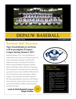 Depauw Baseball