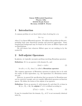 Linear Differential Equations