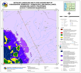 Detailed Landslide and Flood Hazard Map of Cabadbaran, Remedios T. Romualdez, and Magallanes, Agusan Del Norte, Philippines 4119