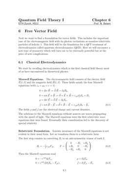 Quantum Field Theory I, Chapter 6