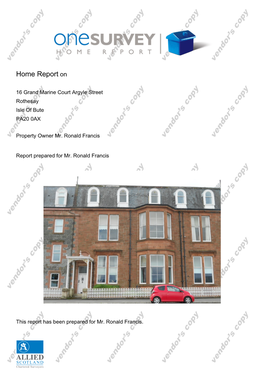 Home Report On