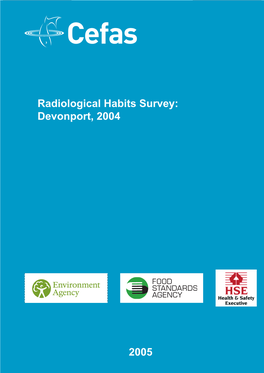 Radiological Habits Survey: Devonport, 2004 2005