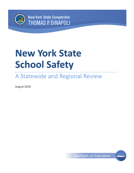 New York State School Safety: a Statewide and Regional Review 1 School Safety and the SAVE Act