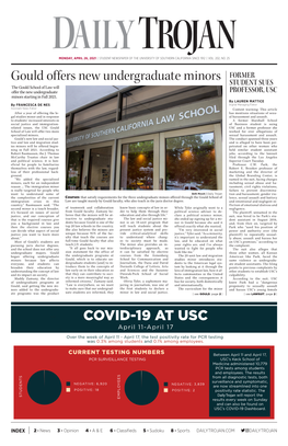 COVID-19 at USC Gould Offers New Undergraduate Minors