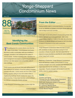 Yonge-Sheppard Condominium News