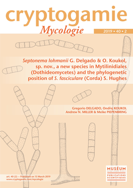 Dothideomycetes) and the Phylogenetic Position of S