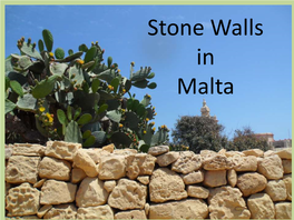 Stone Walls in Malta