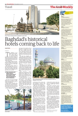 Baghdad's Historical Hotels Coming Back to Life