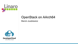 Openstack on Aarch64
