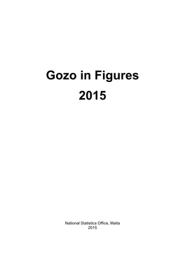 Gozo in Figures 2015