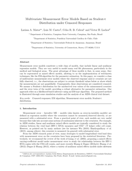 Multivariate Measurement Error Models Based on Student-T Distribution Under Censored Responses