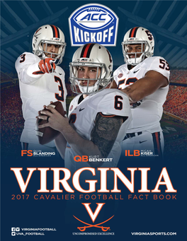 2017 Virginia Football Media Guide