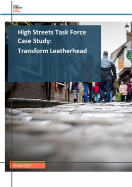 High Streets Task Force Case Study: Transform Leatherhead