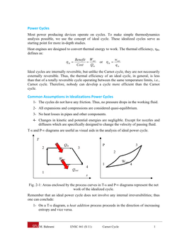 Carnot Cycle, They Are Not Necessarily Externally Reversible