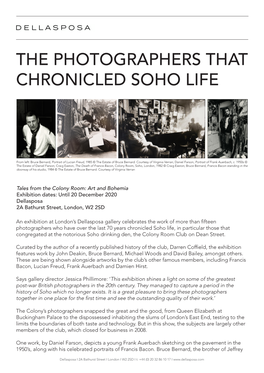 The Photographers That Chronicled Soho Life