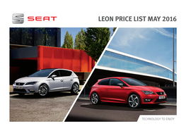 Leon Price List May 2016