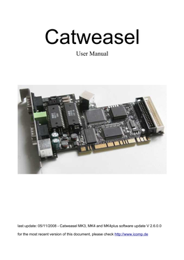 Catweasel User Manual