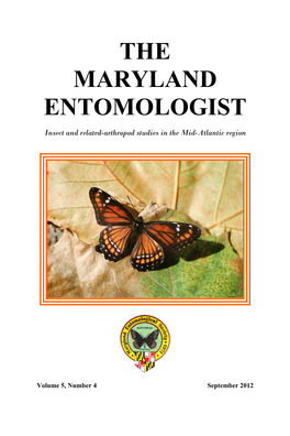 The Maryland Entomologist
