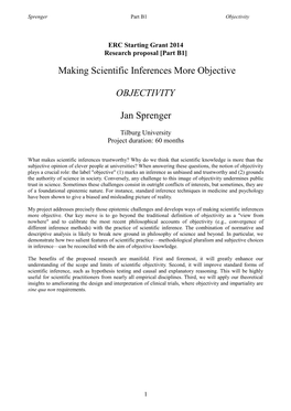 Making Scientific Inferences More Objective