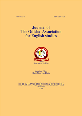 Journal of the Odisha Association for English Studies